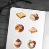 Waterproof Japanese-Style Food Stickers: 50PCS Dessert & Cake Decorations for Journals, Phone Cases & Helmets.