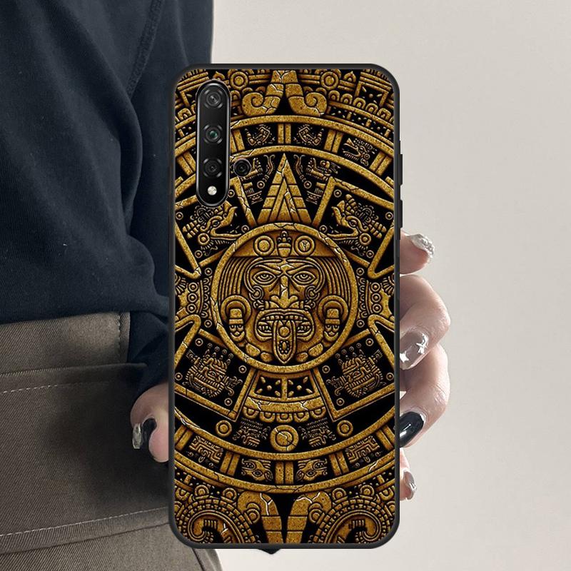 Mayan Calendar For Huawei Nova Y70 Y90 Y60 Y61 Y91 Y72 9 10 SE 12i 12s 11i 5T P60 Pro P20 P30 P40 Lite Case