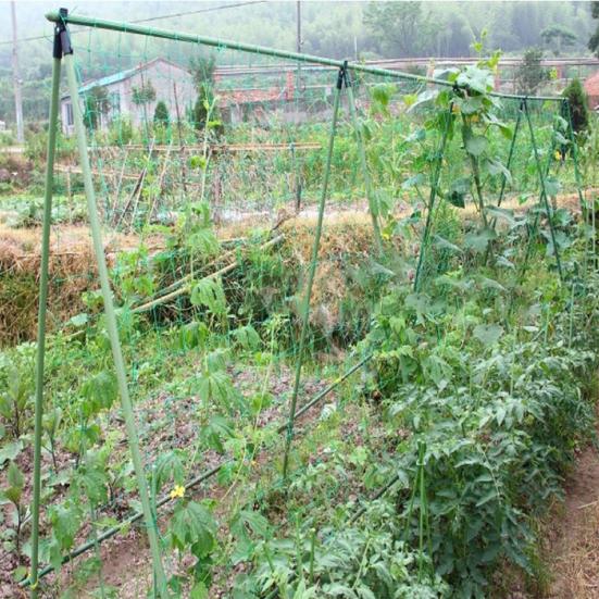 Cucumber Trellis Wear-resistant Space Saving Plastic Cucumber Trellis Netting for Garden