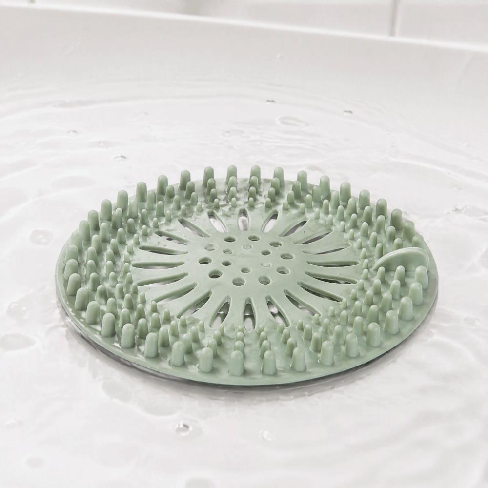 4 PCS TPR Shower Drain Cover Pink Green Bathtub Drain Cover Floor Drain Strainer Floor Drain