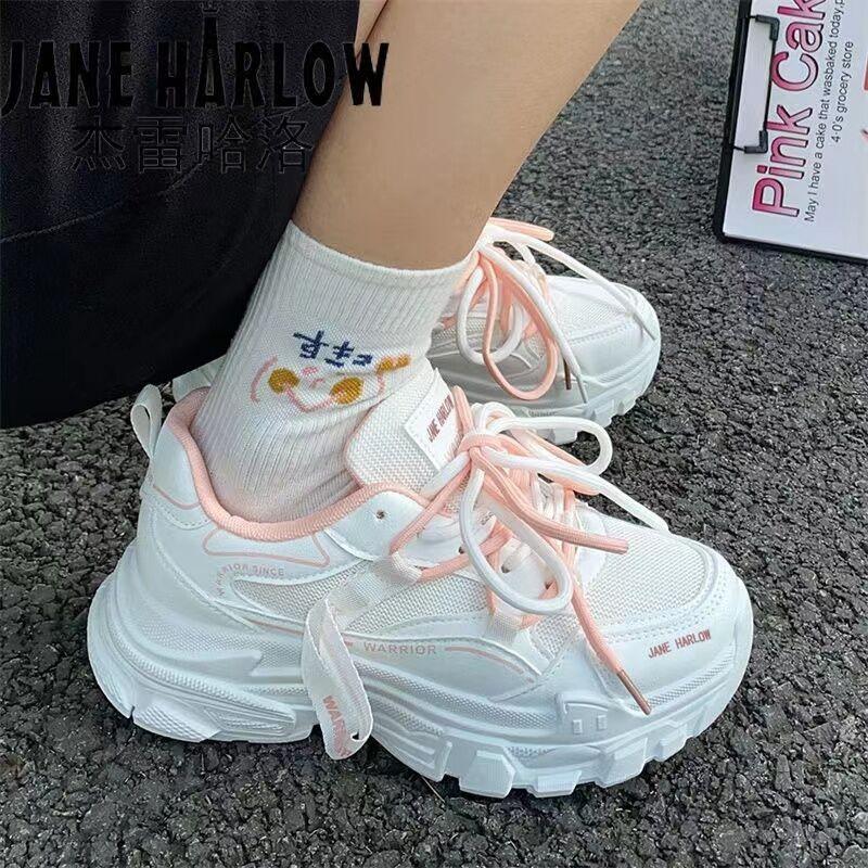New Women Sneakers Non-slip Outdoors Lace-Up Breathable Mesh Tennis  Spring Casual Female Vulcanized Shoes Zapatillas Mujer