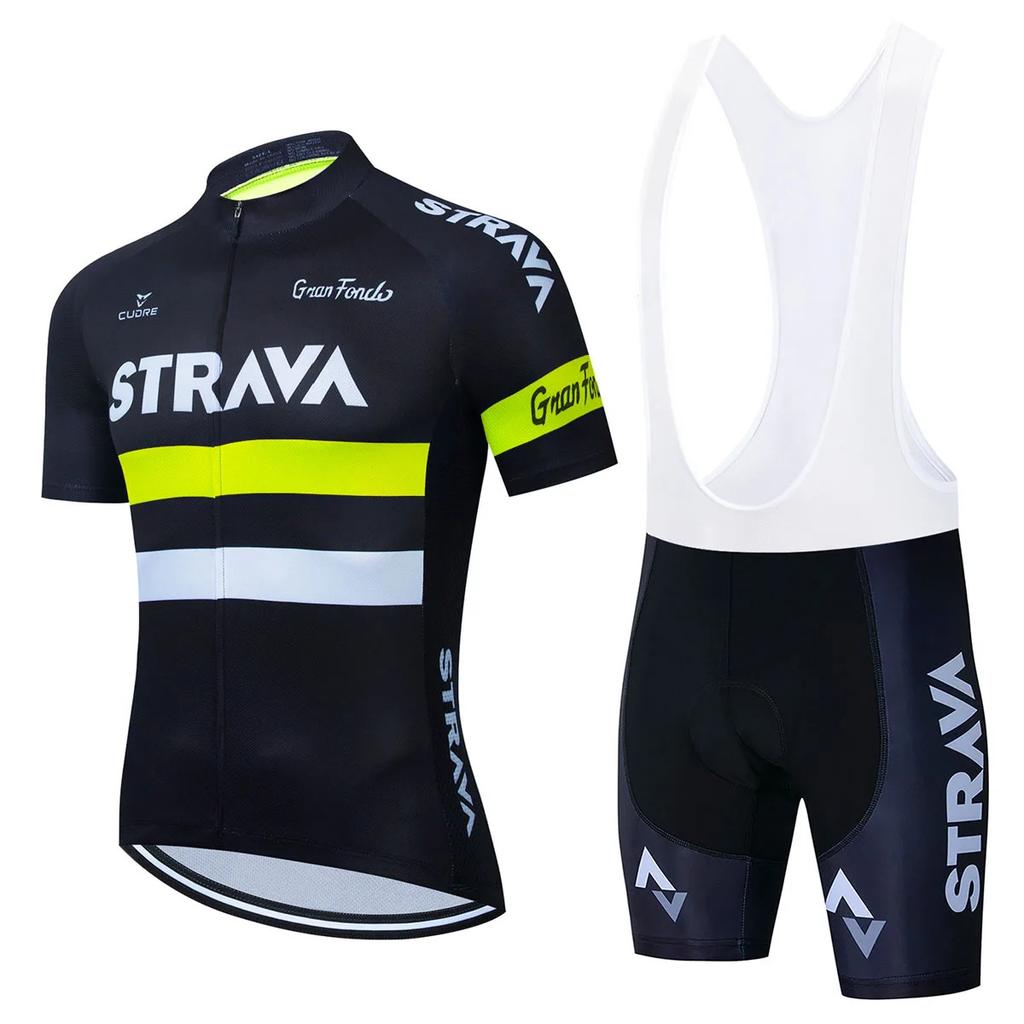 Cycling Suit Set Strap Short Sleeve Set Cycling Suit 2026 Summer Breathable Cycling Suit Set
