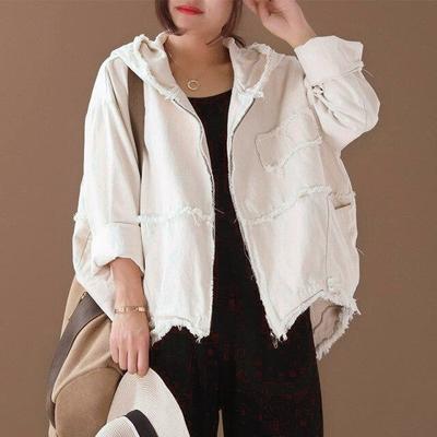 Moda coreana punk streetwear abbigliamento da donna con cappuccio giacche autunnali vintage da donna cappotti di jeans oversize