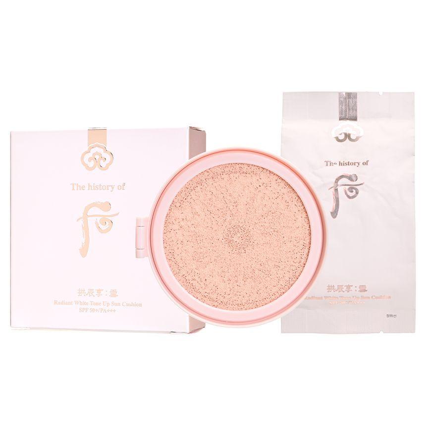 The history of whoo Gongjinhyang Seol Radiant White Tone Up Sun Cushion SPF50+/PA++++ 13g x 2ea