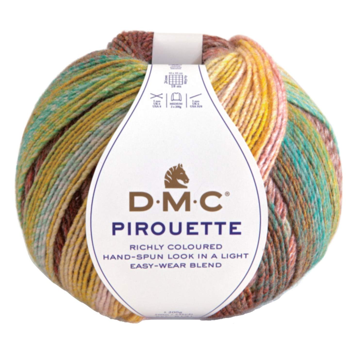 

DMC PIROUETTE Pirouette Medium Thick 200g 8131 #695, Approx. Roll, Approx. 500m,