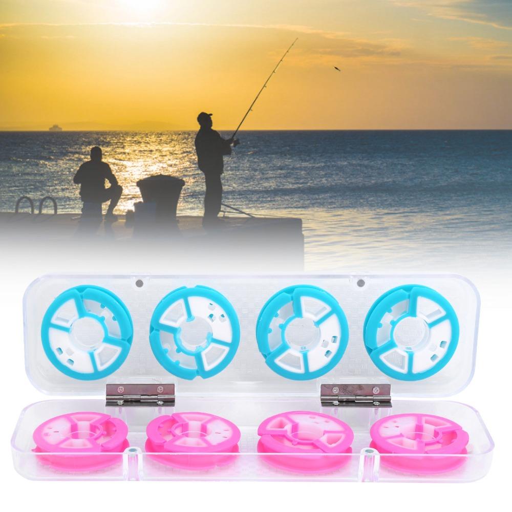 2 Boxes 8/12 Axis Fishing Line Storage Spool Fishing Line Winding Board  Tackle Accessories