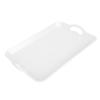 Modern Tray Thickened Heat Resistant Anti Scald Delicate Essential Oil Tray with Handle for Home Salon White