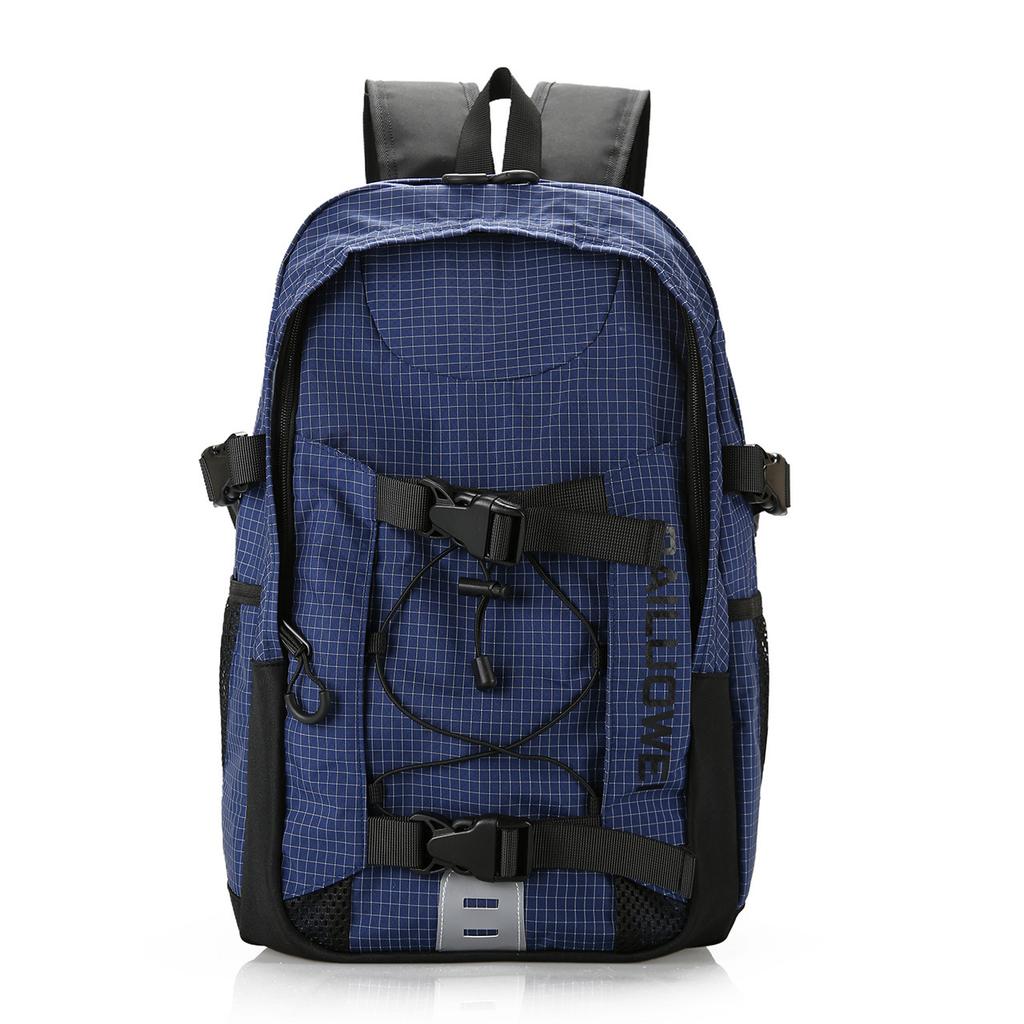 Schoolbag, Large Capacity, Student, Unisex, High-looking, Hiking, Sports Backpack, Travel Backpack, Double Shoulder Bag, Lightweight Oxford Fabric