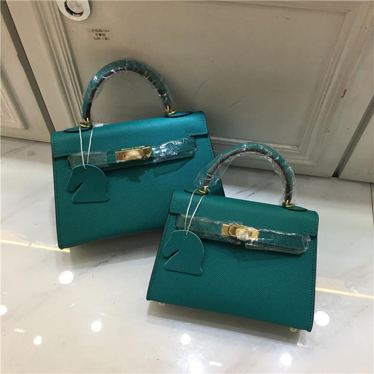 Ins Kuhleder Damen Tasche 2023 Neu Zweite Generation Doppel Schultergurt Palmenmuster Einzel Schulter Tragbar Messenger Bag Trend