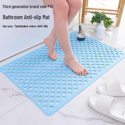 Non-Slip PVC Bathroom Shower Mat - Anti-Fall Toilet and Bath Floor Mat
