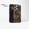 Processed literary and artistic fan retro rose bookshelf flower apple 16 magnetic mobile phone case iPhone17 protective case