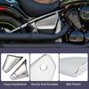 Motorcycle Chrome Left Right Battery Side Cover Fairing For Kawasaki Vulcan VN900 Classic Custom 2006-2020