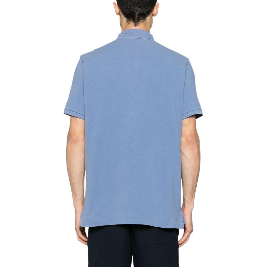 Polo Ralph Lauren Logo Embroidered Casual Short Sleeve Polo Shirt Men tops Sky-Blue 710936508-001