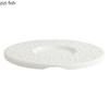 White Pearl Dot Ceramic Round Flat Plate Dessert Plate Sushi Plate Steak Plates Restaurant Molecular Cooking Creative Tableware