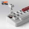 TITA Retro Keyboard-Style Parking Number Plate