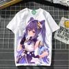 Genshin Impact cosplay hra manga tričko košile spodní tričko spodní tričko polyester