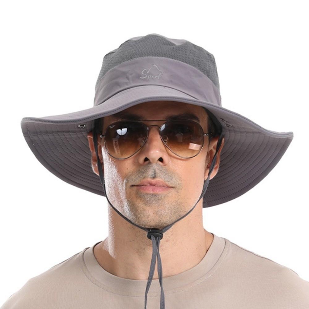 UV Protection Removable Visor Hat Removable Neck Flap Bucket Hat Summer Fisherman Cap Hiking