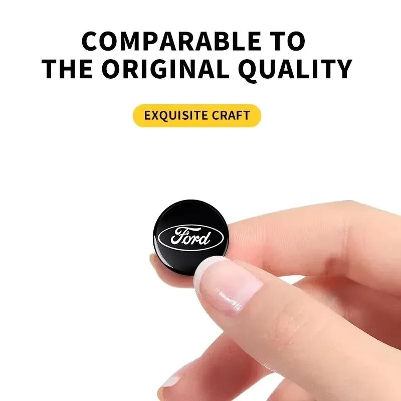 Car Sticker 2026 For Ford 2/5/10pcs Car Key Shell Remote Case Cover Aluminum Emblem Symbol Sticker For Ford Focus Mk2 Party Mk3