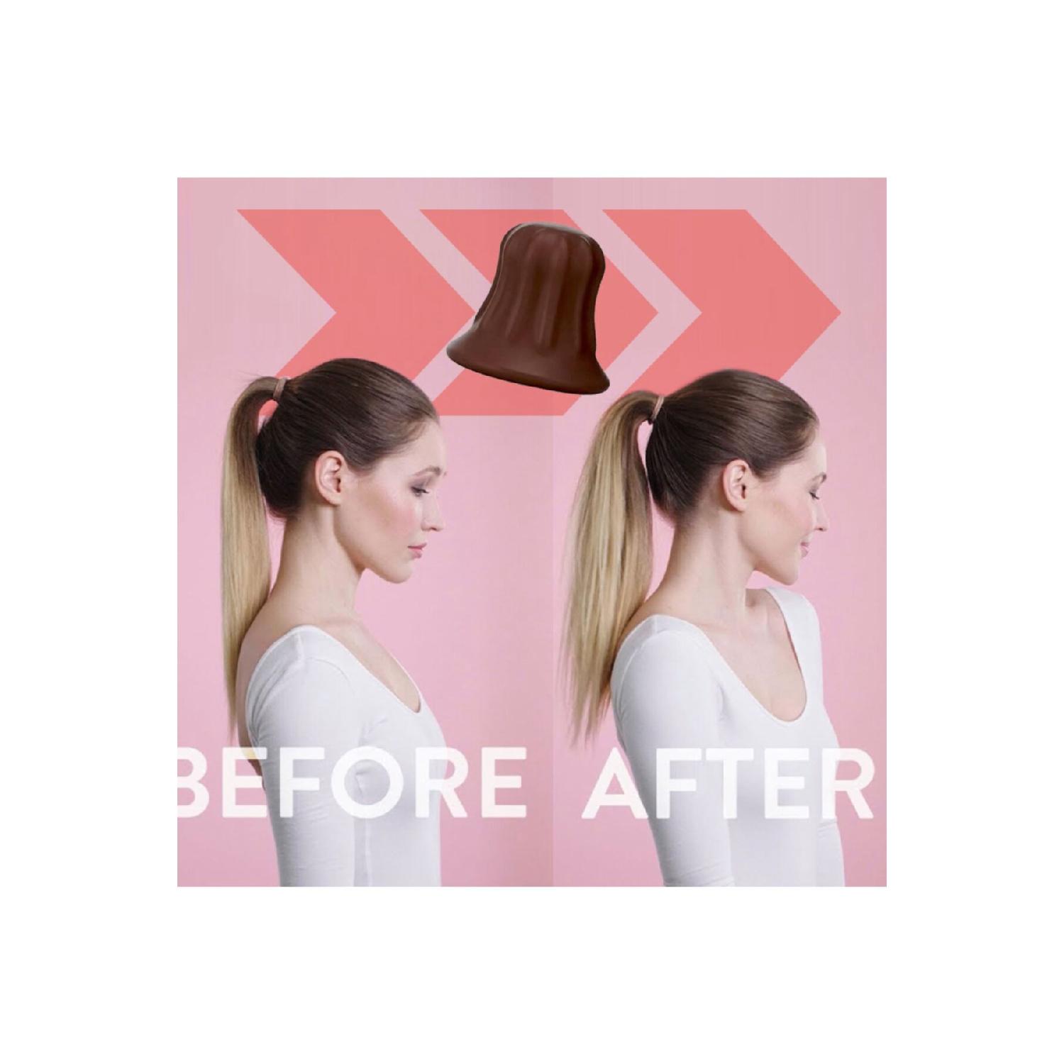 

Hair Clip Cool Hair Ponytail Hairstyle Holding Device - Brown коричневый