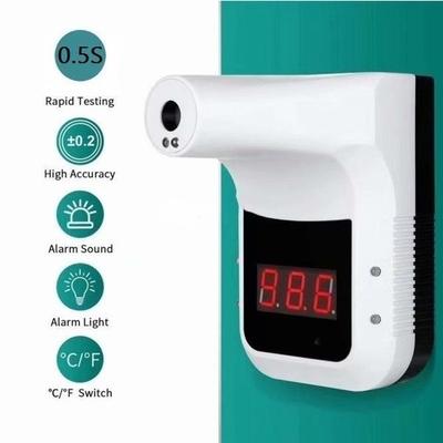 Wall-Mounted Infrared Thermometer Non-contact Hanging Thermometer for Offices Shops Schools