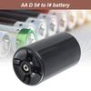 5pc AA To D Cell Battery Converter Shell, Easy Use D Size Battery Adapter Spacers Case for Household Office Devices