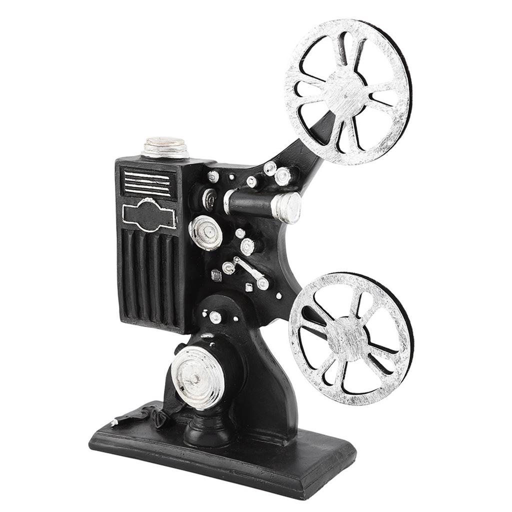 Vintage Resin Movie Film Projector Model Figurine Figure Props Home Decor