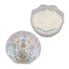 Crystal Glass Jar 400g White Crystal Degaussing Bowl Elegant Exquisite Candy Jewelry Container with