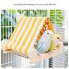 Bird Hanging Bed House Triangles Hammocks Huts Tent Bed Hanging Cave for Sleep and Hatching Bird Accessories J0MC