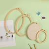 K1AE 4Pcs Oval Embroidery Hoop Spring Clip Adjustable Embroidery Frame Stitching Hoop for Embroidery Stitching Sewing