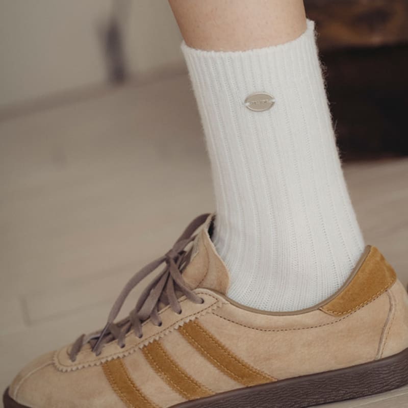 TILLIDIE TID Wool Logo Point Socks[3color]