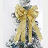 Christmas Celebration Tree Top Decoration Christmas Tree Bow Decoration Reusable Bow Versatile Holiday Decor Wired Ribbon Bow