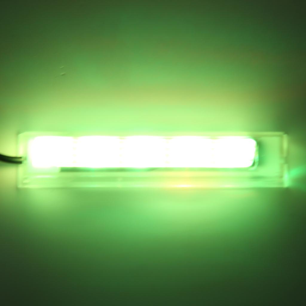 Aquarium Light USB Powered Remote Control Colorful Fish   LED Lamp for Landscape