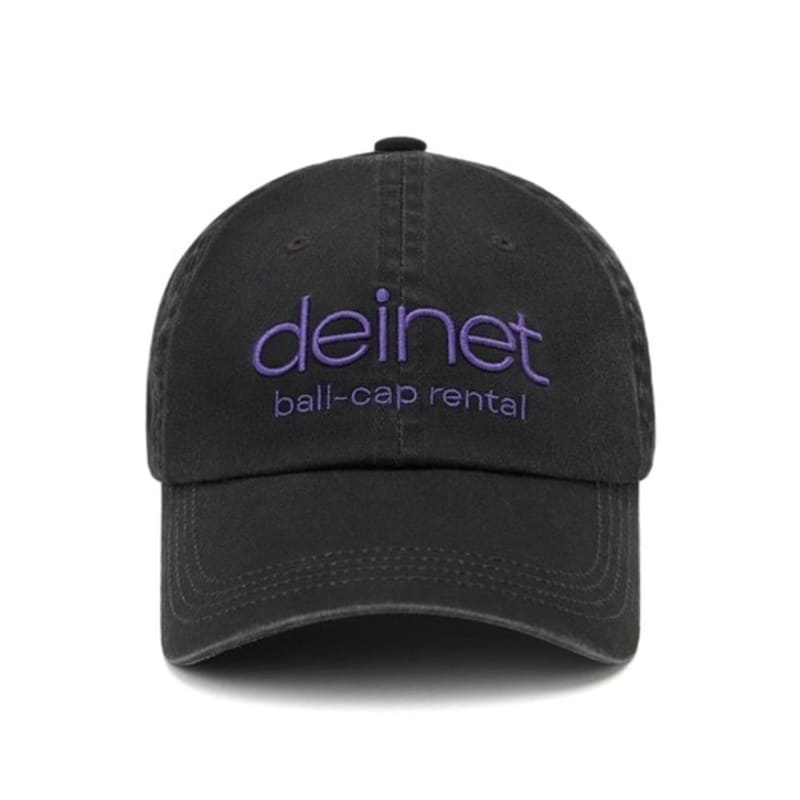 

DEINET DEINET POINT LOGO CAP IN CHARCOAL FREE