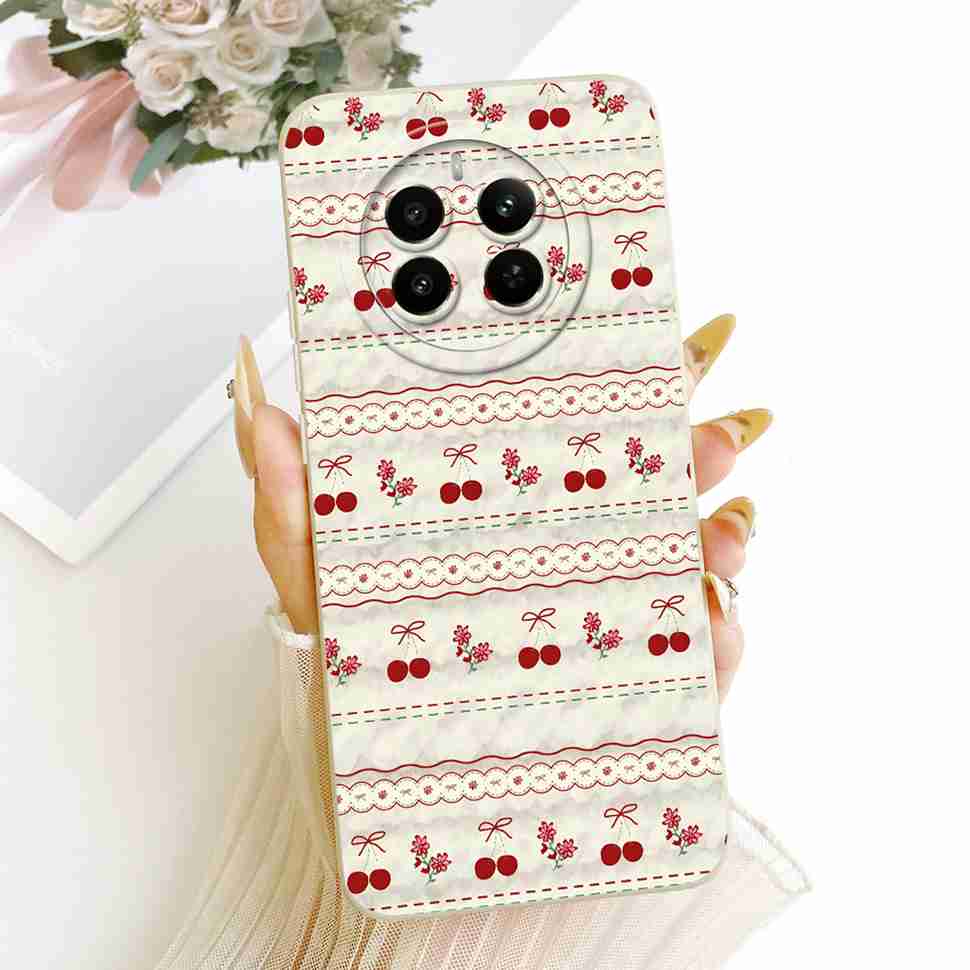 Für Realme 12 Pro 5G Hülle Bunte Blumen Rückseite Weiche Silikon Handyhülle Für Realme 12 Realme12 Pro RMX3842 Taschen Coque Capa