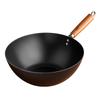 Wutuo Non-Coated Flat-Bottom Iron Wok