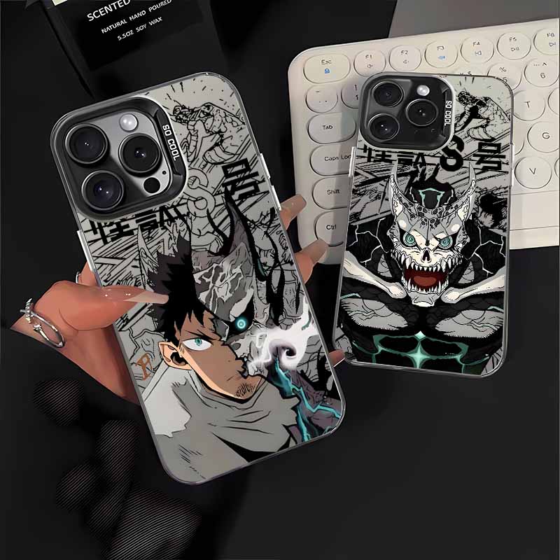 Anime Kaijus No. 8 Phone Case For iPhone 17 17e 16e 16 15 14 13 12 11 mini Pro Max X XR XSMAX 8 7 Air Plus Anti Fall Matte