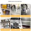 Kitchen Oil Proof Wall Sticker, Thick Self Adhesive Aluminum Foil Waterproof Paper for Stove Top Cabinet Countertop Home Decor