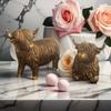 Halloween Highlands Cowhouse Garden Decorative Piece Farmhouse Dining Table Family Entrance Decorative Item Gift Doll