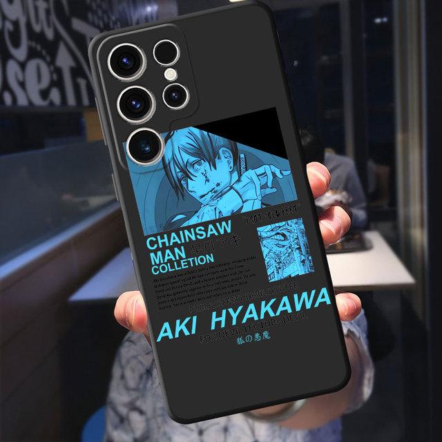 Cartoon Anime Chainsaw Man Phone Case For Samsung Galaxy S10e S23 Ultra 5g S20 Fe S21 S8 S7 S22 Plus S10 S9 Silicone Cover Capa