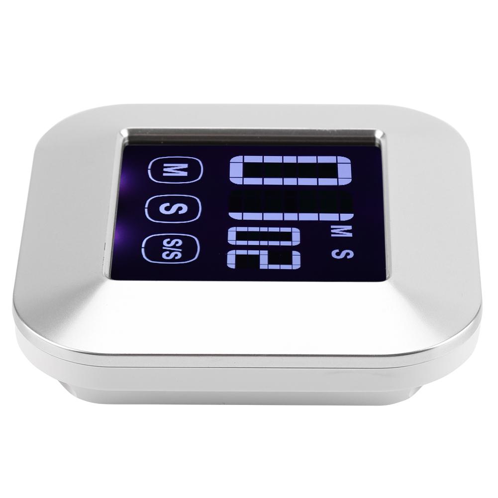 Große LED-Anzeige Küchentimer Elektronischer Touchscreen Elektronischer Digitaler Timer