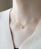 Alleun Silver 925 Heart Pendant Chain Mini Silver Necklace