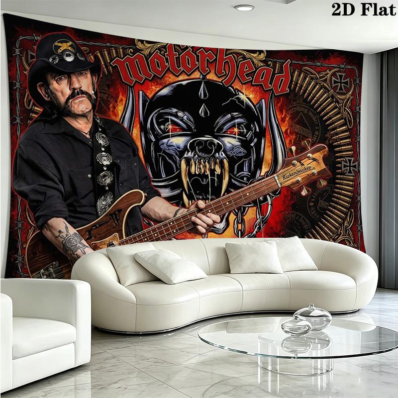 Tapestry Motorhead Estetyczna Dekoracja Ścienna Drukowany Materiał Koc Dekoracyjne Tapiserie do Sypialni Salonu Wystrój Domu