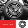 Carbon Fiber Patterned Car Steering Wheel Sticker Suitable For MINI F Series R Series Interior Accessories Tnrjc00