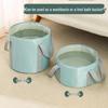 Portable Foldable Insulated Foot Bath Bucket for Adults - High Deep Over Calf Design