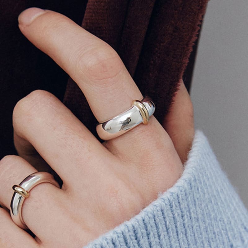 LUMIAH BOLD QUIET TIED RING_COMBI