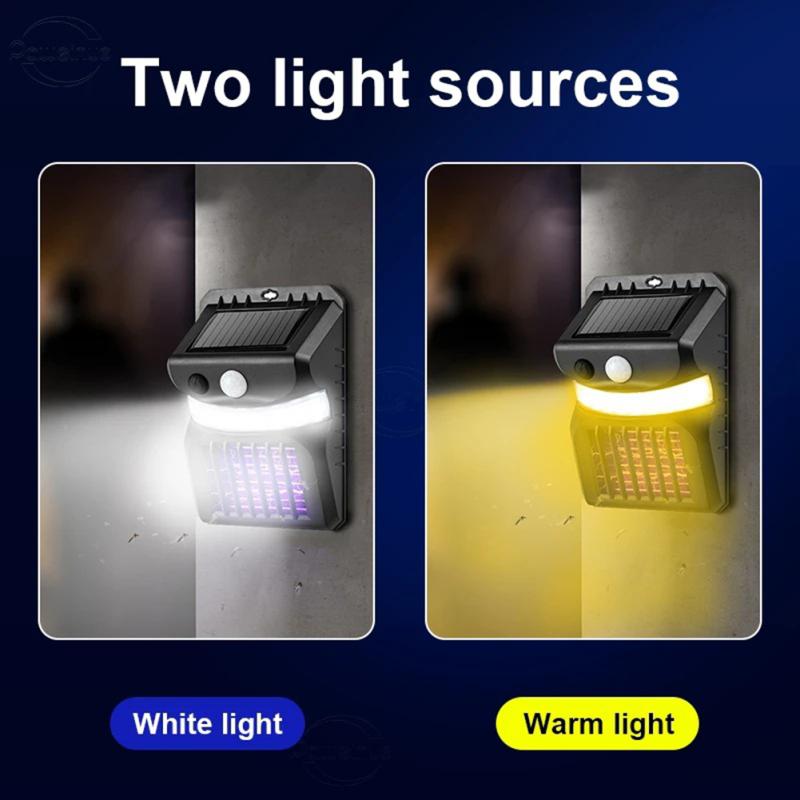 Mosquito Killer Solar Lamp Ip65 Waterproof Energy Saving Intelligent Sensor Outdoor Garden Wall Lamp