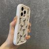 Cute Black Bow Print Silicone Phone Case For iPhone 17 Pro Max 16 15 14 13 12 11 Pro 17 Air 16E XS X XR 7 8 Plus Soft Cover