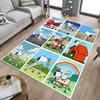 1pc Snoopys Adventures Nature Carpet for Playroom Bedroom Living Room Sofa Home Decor,kids Game Area Rug Non-slip Floor Mat Y73013