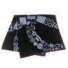 Pop Multi-Design Fashion Accessory Large Format Scarf Silk Black
