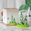 Compatible Music Flower Box: Secret Language Building Blocks, Preserved Flower Bouquet, Handmade Ornament, New Year Gift.
